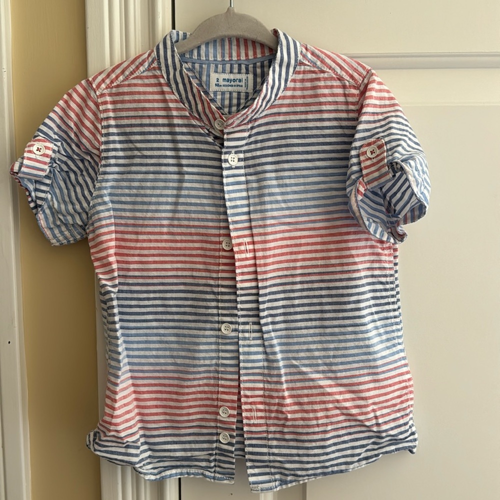 Mayoral short sleeve button down